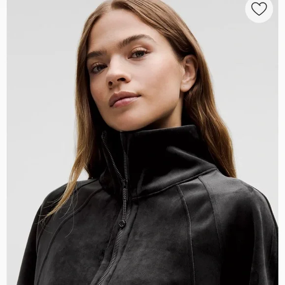 Lululemon Scuba Oversized Funnel Neck Half Zip in Black Velvet Size XL/XXL - Picture 3 of 8